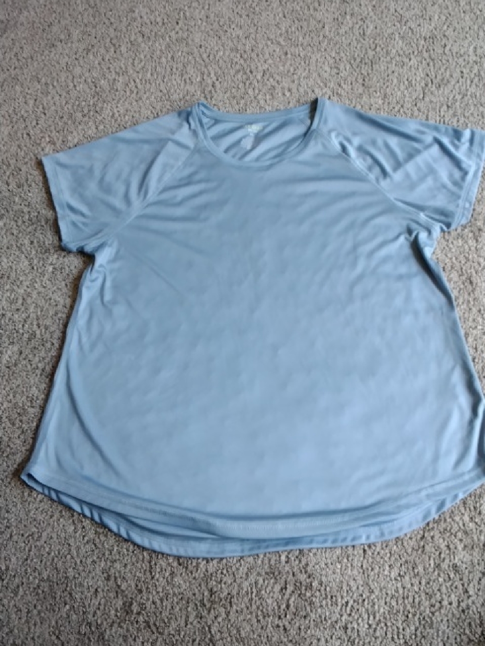 tek gear Light Blue Women’s Short Sleeve Crew Tee
